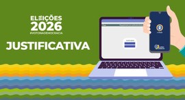 Justificativas relacionadas ao 1º turno e ao 2º turno podem ser feitas por meio do e-Título ou d...