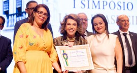 Presidente do TRE-GO, ministros do STJ, representantes da Universidade de Coimbra e outras perso...