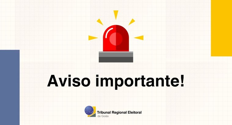 Aviso importante