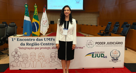 Diretora da EJE-GO e ouvidora da Mulher do TRE-GO acompanha debates sobre decisões da Corte Inte...