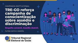 Imagem de divulgação institucional em formato card para redes sociais, com fundo azul escuro do ...