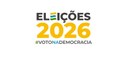 TSE apresenta a logo oficial das Eleições 2026
