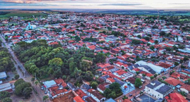 Vista da cidade de Vianópolis - GO