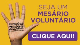 Seja um mesário voluntário