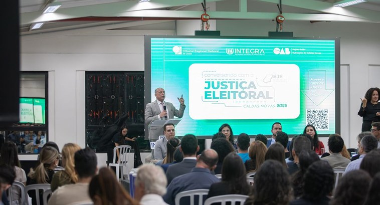 12ª edição do “Conversando com a Justiça Eleitoral” é realizada em Caldas Novas 12ª edição do “Conversando com a Justiça Eleitoral” é realizada em Caldas Novas