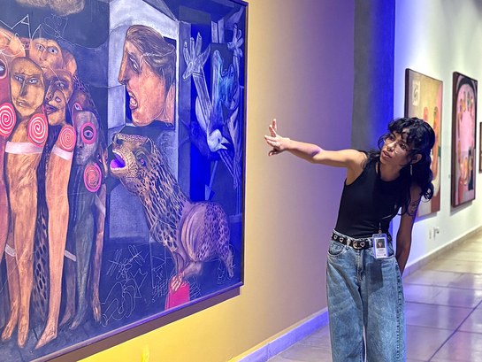 Clube de Cultura promove visita a exposições na Vila Cultural Cora Coralina