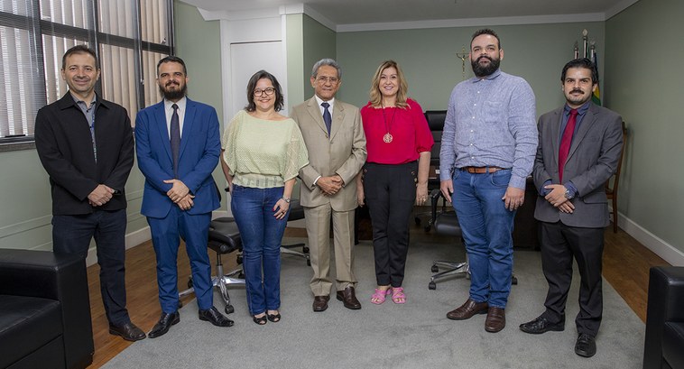 Associação brasileira de juristas visita o TRE-GO Associação brasileira de juristas visita o TRE-GO