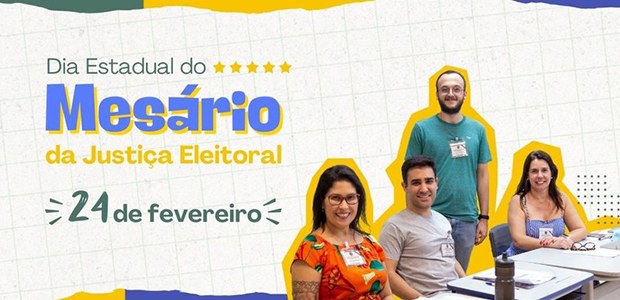 Dia estadual do mesário - 13.11.2024 Dia estadual do mesário - 13.11.2024
