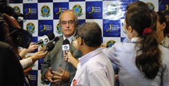 Em coletiva, Presidente do TRE-GO destaca o fim da terceira fase da biometria em Goiás, com 85,2...
