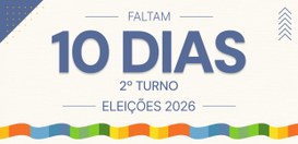 Esta é uma peça gráfica digital informativa e comemorativa sobre o calendário eleitoral brasilei...