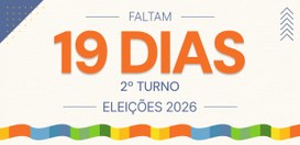 Arte da contagem regressiva para o segundo turno: 19 dias