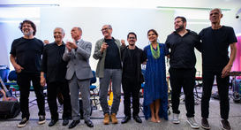 Grupo Solo Brasil se apresenta na sede do TRE-GO
