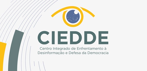 Logo Centro Integrado de Enfrentamento à Desinformação e Defesa da Democracia Logo Centro Integrado de Enfrentamento à Desinformação e Defesa da Democracia