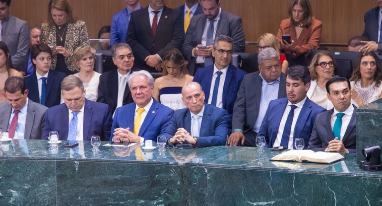 Presidente do TRE-GO participa da posse do novo governador de Goiás
