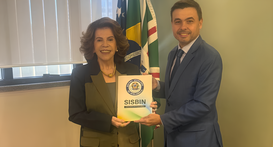 Presidente do TRE-GO recebe superintendente da ABIN em Goiás para tratar das Eleições 2026
