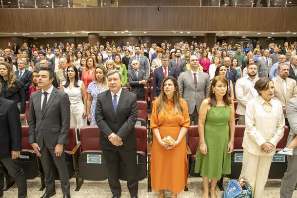 Público posse presidente TRE-GO Luiz Cláudio Veiga Braga