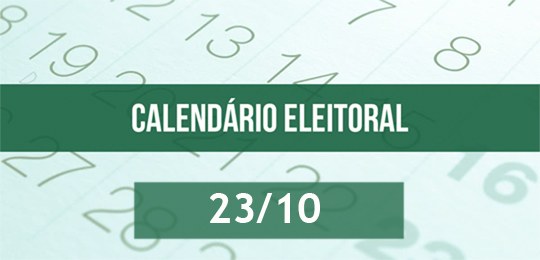 TRE-GO Calendário Eleitoral TRE-GO Calendário Eleitoral