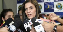 A diretora do Fórum Eleitoral de Goiânia e juíza da 2ª zona eleitoral, Drª Sandra Regina Teixeir...