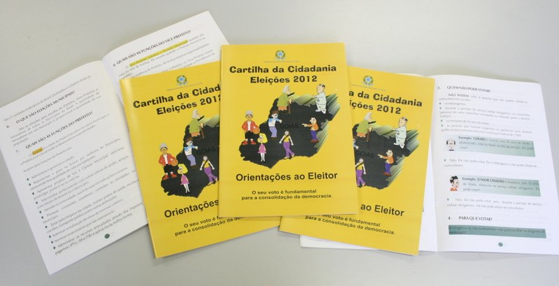 TRE-GO distribui cartilhas com informações aos eleitores goianos