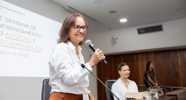 TRE-GO encerra III Semana de Enfrentamento ao Assédio e à Discriminação com palestra de procuradora do MPT TRE-GO encerra III Semana de Enfrentamento ao Assédio e à Discriminação com palestra de procurad...