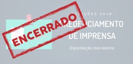 TRE-GO Encerrado credenciamento diplomação 2018