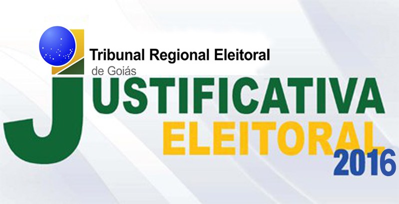 TRE-GO Justificativa Eleitoral TRE-GO Justificativa Eleitoral