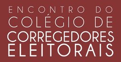 TRE-GO Logomarca Encontro Corregedores Eleitorais Rio Quente - GO