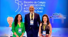 TRE-GO marca presença no 55º Encontro do Colégio de Corregedores. Representando a vice-presidênc...