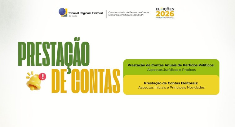 TRE-GO promove palestra sobre prestação de contas para as Eleições 2026 
