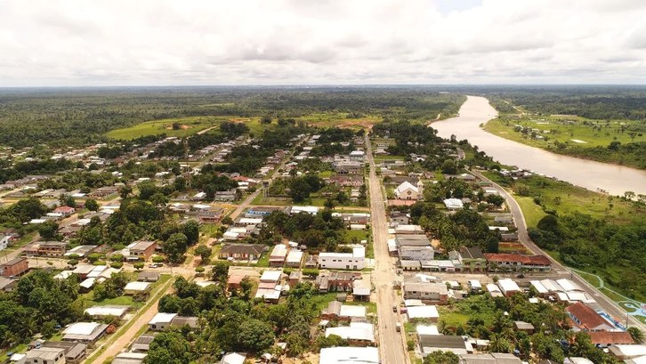 Vista da cidade de Flores de Goiás - GO