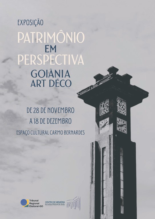 TRE-GO recebe exposição fotográfica sobre Art Déco em Goiânia
