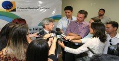 TRE-GO Recebe Imprensa