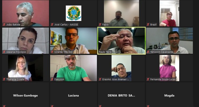 TRE-GO Reuniao comite covid TRE-GO Reuniao comite covid