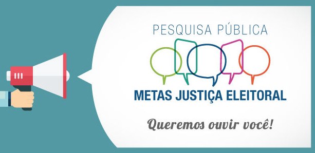 Justiça Eleitoral lança Pesquisa Pública