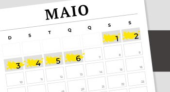 Imagem de um calendário 