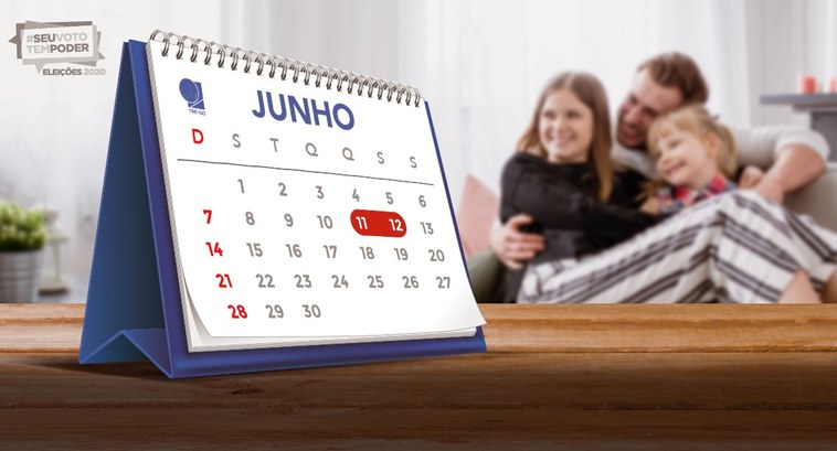Calendário feriados junho