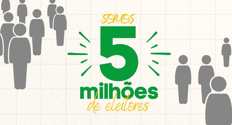 5 milhões de eleitores em Goiás 5 milhões de eleitores em Goiás