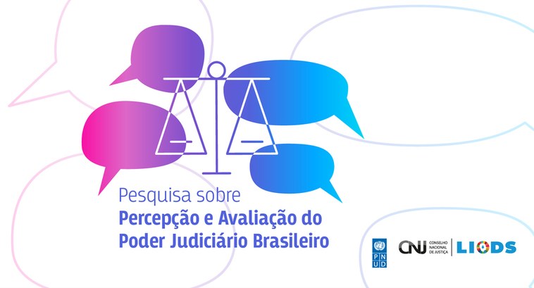#ParaTodosVerem: Vários balões de diálogo no centro do banner; no centro inferior, a expressão “...
