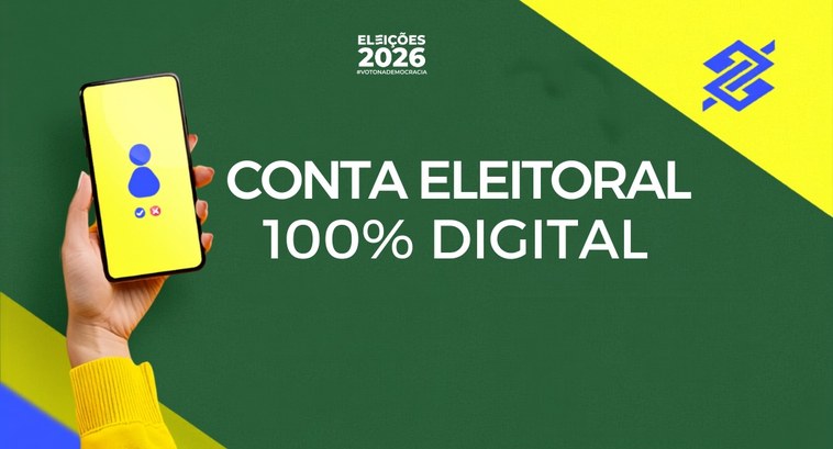 conta eleitoral 100% digital
