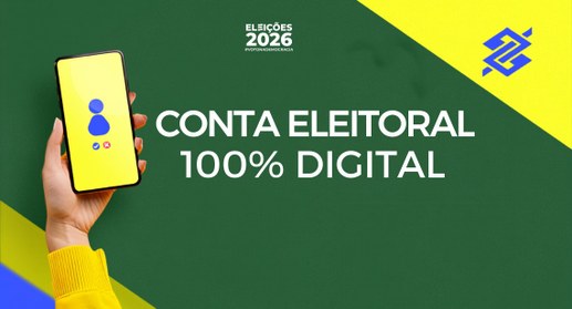conta eleitoral 100% digital