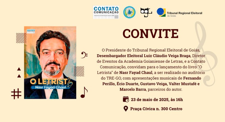 Convite de lançamento do livro Chaul Convite de lançamento do livro Chaul