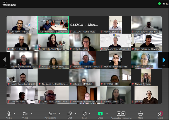 Corregedoria realiza 1º Webinário com as Zonas Eleitorais de 2025 Corregedoria realiza 1º Webinário com as Zonas Eleitorais de 2025