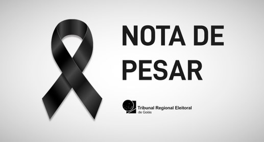 Nota de pesar TRE/GO