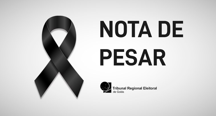 Nota de pesar TRE/GO
