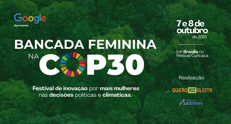 Ouvidora Ludmilla Ribeiro será embaixadora do festival Bancada Feminina COP30