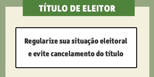 Regularização título Regularização título