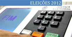 Cartaz de divulgação, no TRE-BA, do Planejamento Integrado das Eleições 2012