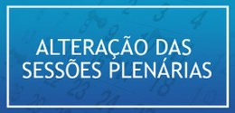 TRE/GO Alterações das sessões plenárias