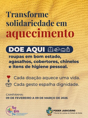 TRE-GO arrecada roupas e itens de higiene para pessoas em situação de rua