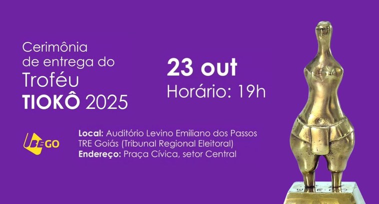 TRE-GO sedia cerimônia de entrega do Troféu Tiokô 2025